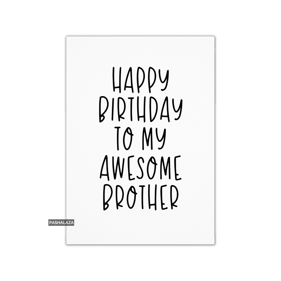 Funny Birthday Card - Novelty Banter Greeting Card - Awesome Barber
