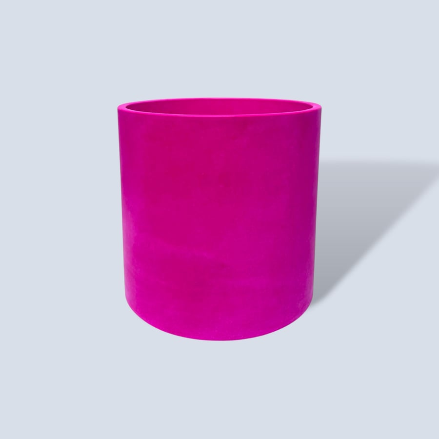 Extra Large 23 cm Fuchsia Pink Statement Plant Pot Indoor Planter