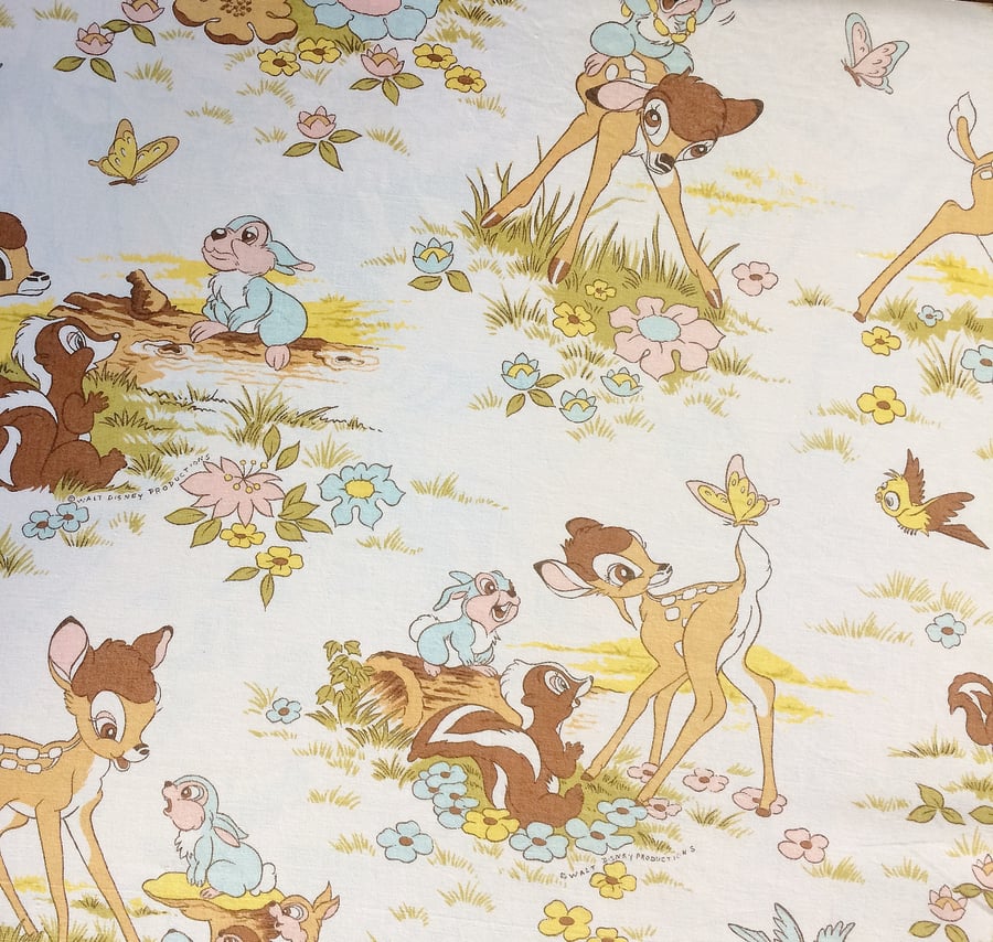 50s 60s  FUN  Deer , Rabbit and Forest Animals Lampshade option 