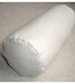 Linen Bolster COVER ONLY 16"x6" Cushion Case Grey Linen Round Cylinder Pillow - Image 1