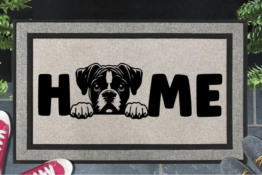 Boxer Home Door Mat No.2 - All Weather Doormat - 45x70cm 