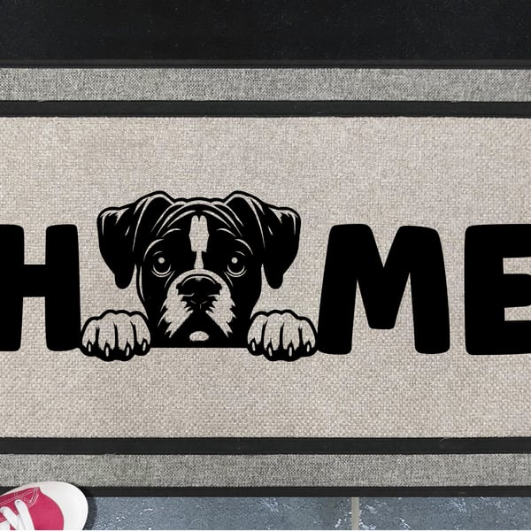 Boxer Home Door Mat No.2 - All Weather Doormat - 45x70cm 