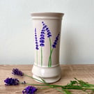 Upcycled Hand-Painted Lavender Pot 