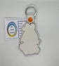 Embroidered Chicken Keyring  - Image 2