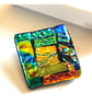 Dichroic L009 Luxury Fused Glass Patchwork Brooch Handmade  - Image 4