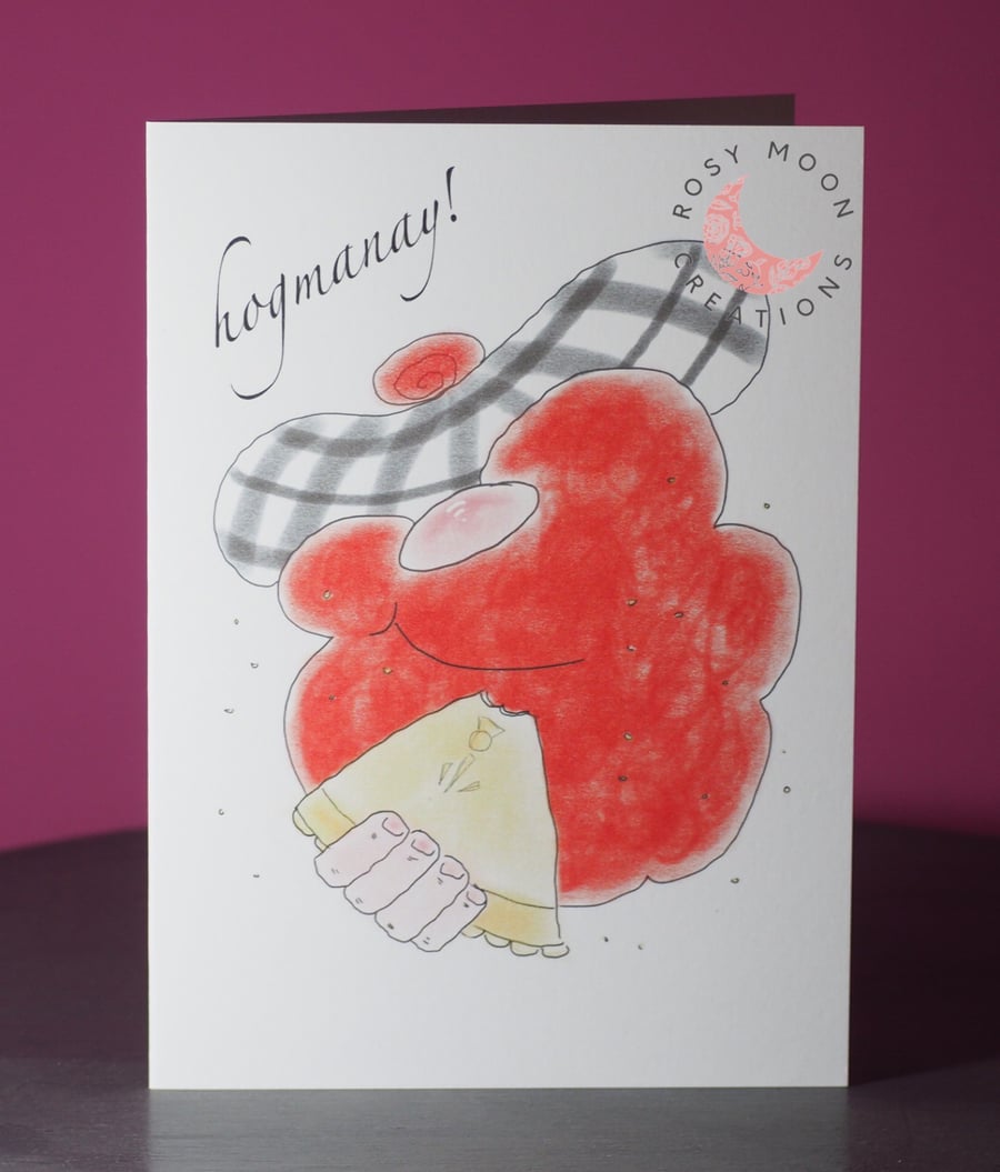 Happy Beardy Scotsman, Blank Card