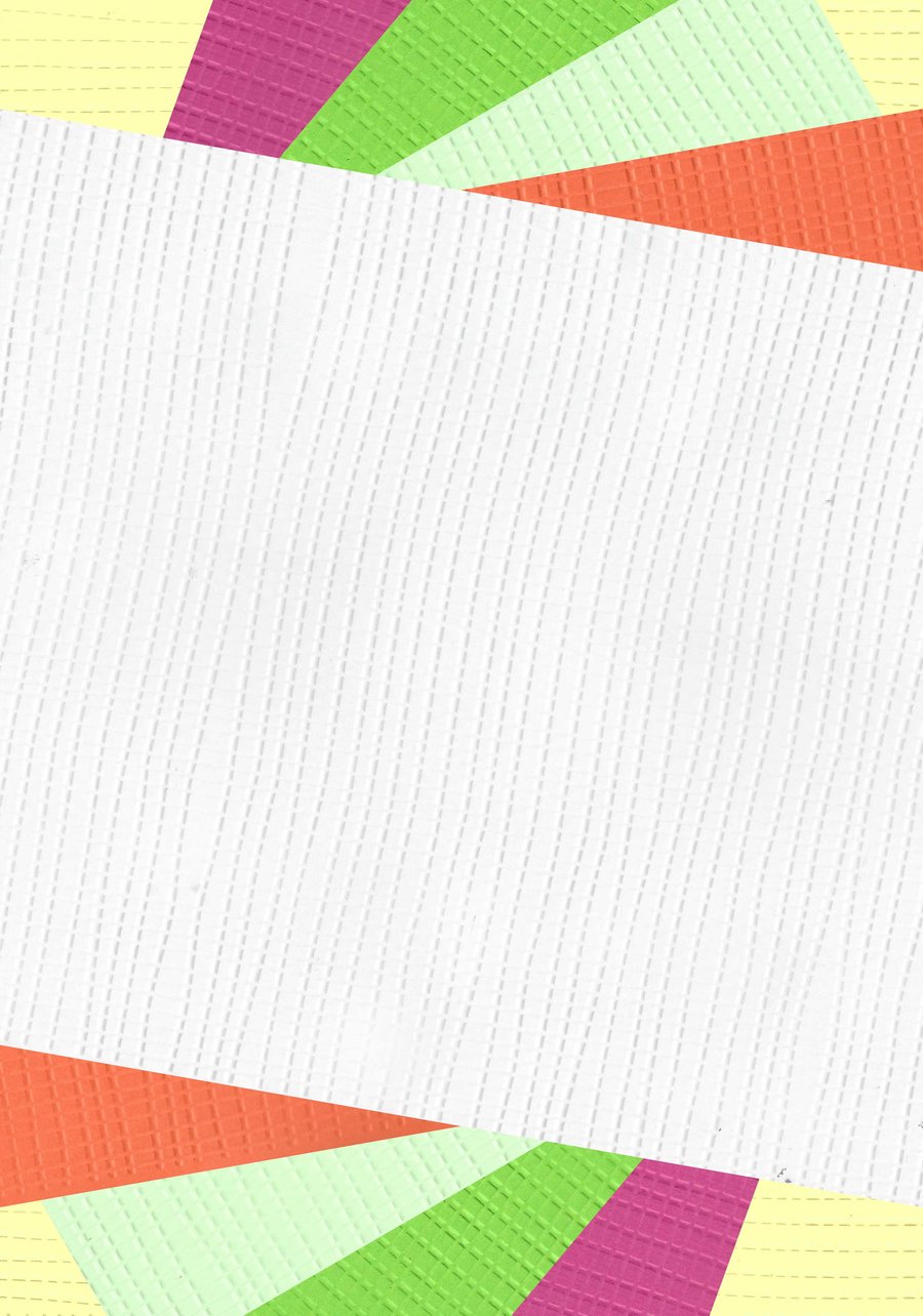 Embossed Card & Paper. 10 Sheets. A4. Assorted Colours. Checked (10)