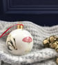 Badger bone china Christmas Bauble - Image 4
