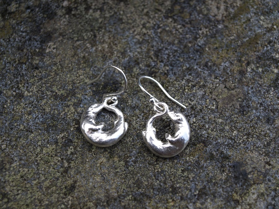 Otter Earrings Small