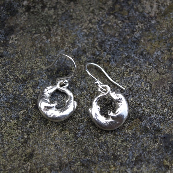 Otter Earrings Small