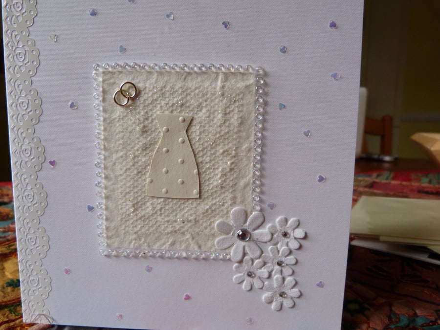 Wedding Dress Wedding Card