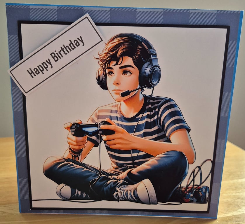 Handmade Happy Birthday Greeting Card