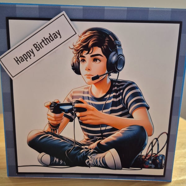 Handmade Happy Birthday Greeting Card
