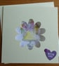 Flower Aperture Card - Yellow - With Love - Image 3