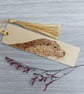 Otter Pyrography Wood Bookmark. British Wildlife Letterbox Gift