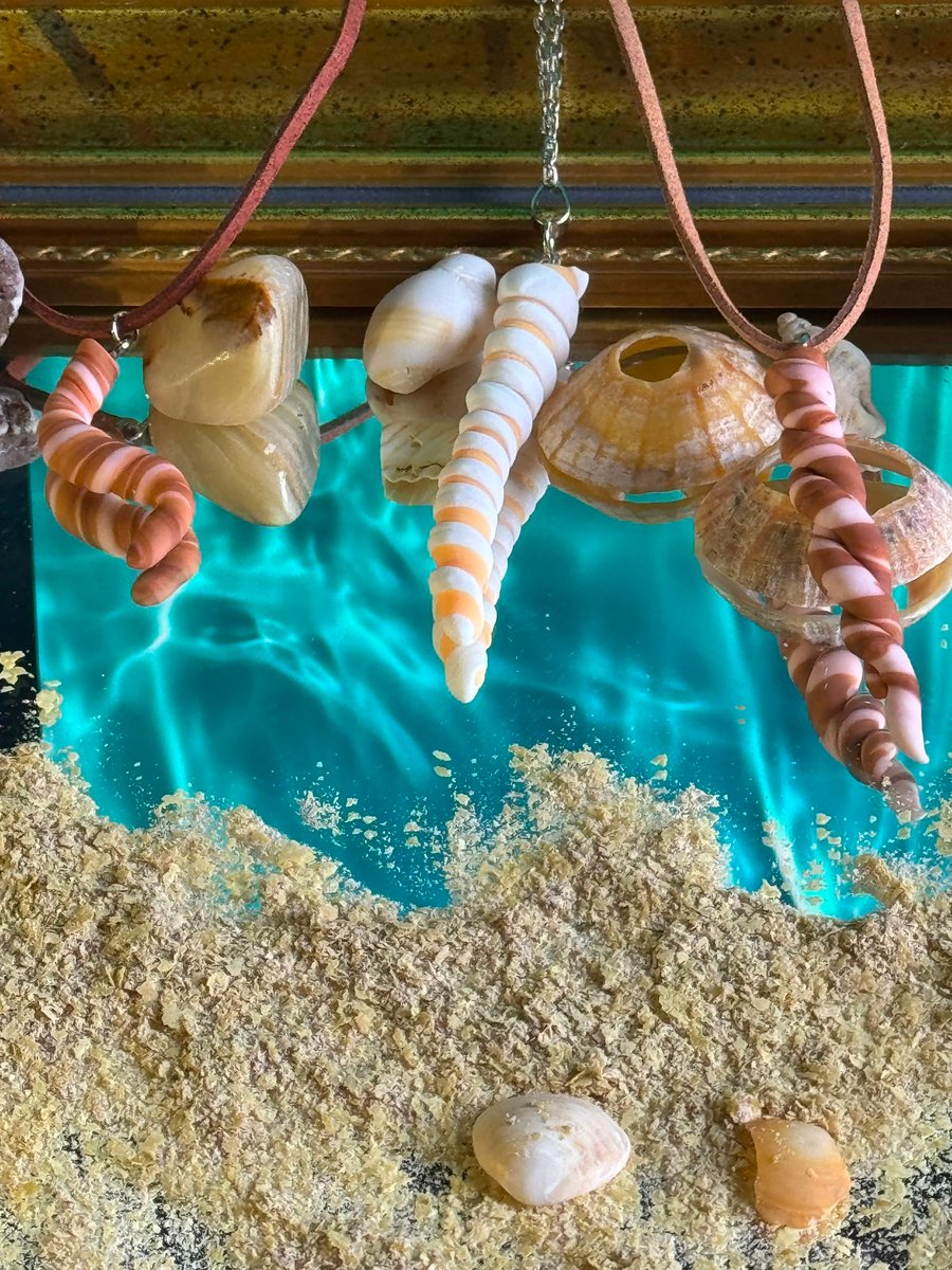 Biomorphic Wave bohemian pendant 