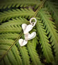 Silver pendant with little hearts - Image 4