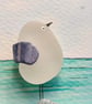 Sea Glass Seagull Desk Art - Original Watercolour with Beach Finds - Image 4