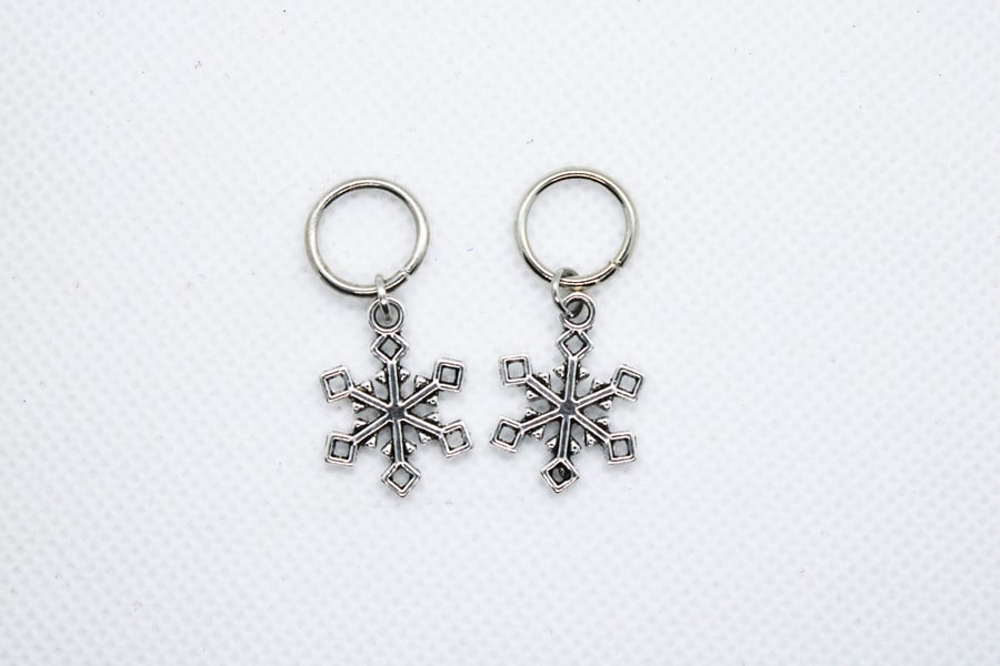 Snowflake Stitch Marker for Knitting