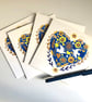 4 pack charity fundraiser greetings cards, 20% profits to DEC Ukraine appeal