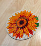 Sunflower Diamond Art Coaster