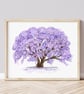 Jacaranda Tree Art Print - Image 3
