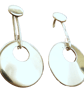 Elegant sterling silver circle earrings - Image 7