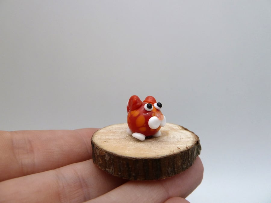 small glass cat gift