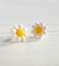 Strawberry and daisy two pack stud earrings - Image 3