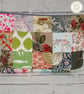 Laptop sleeve, zipper pouch, patchwork tablet pouch, scrappy range zipper pouch - Image 1