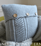 Cushion Cover Knitting Pattern Honeycomb Printed Copy