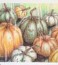 Pumpkins, an original drawing, postcard size artwork, small drawing, wall art - Image 5