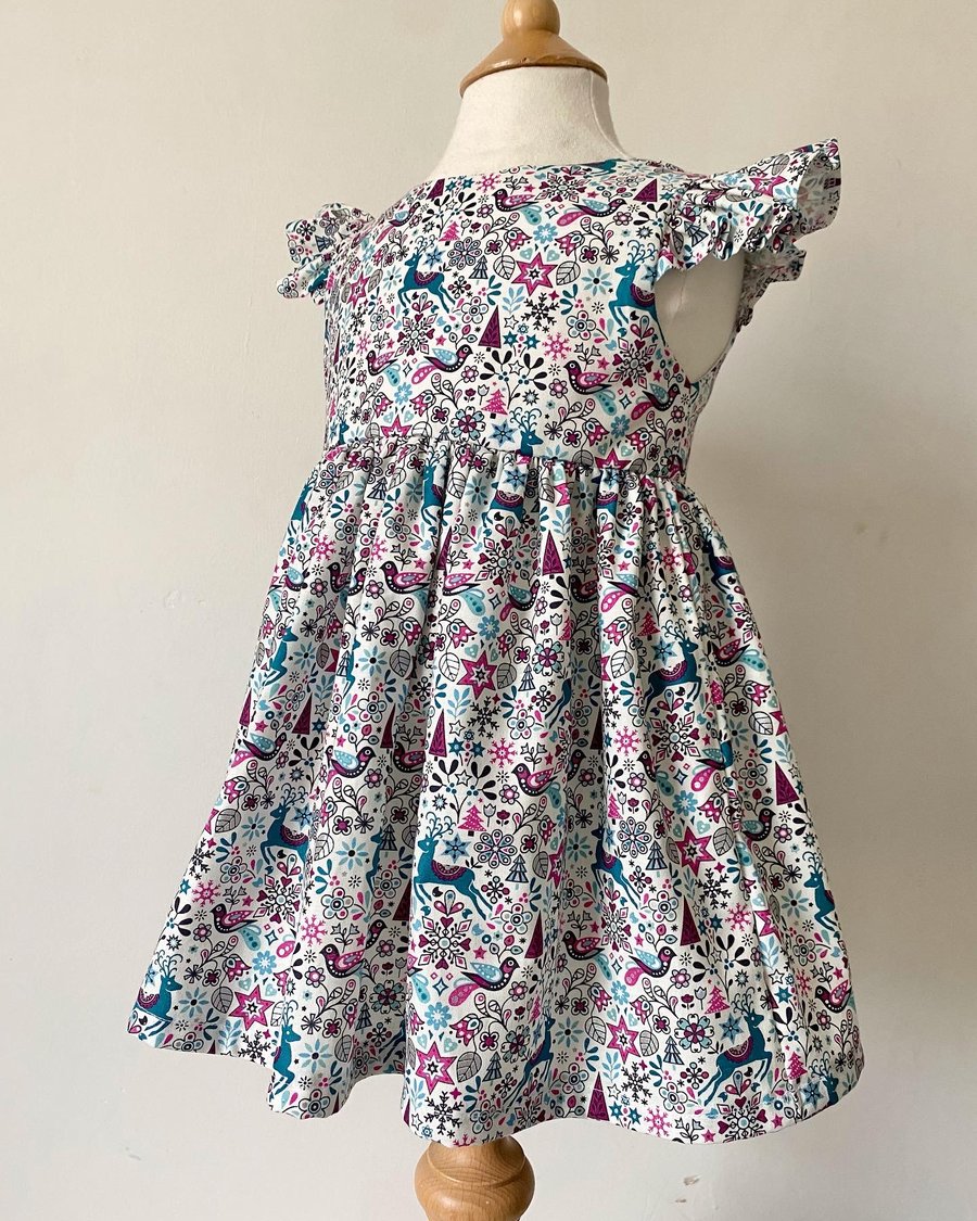 Toddler 18-24 month Liberty Christmas dress