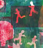 Saturday Morning Park Run. Number 3 -   Monoprint  - Image 2