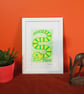 Yesss Snake, 2-colour screen print - Image 2