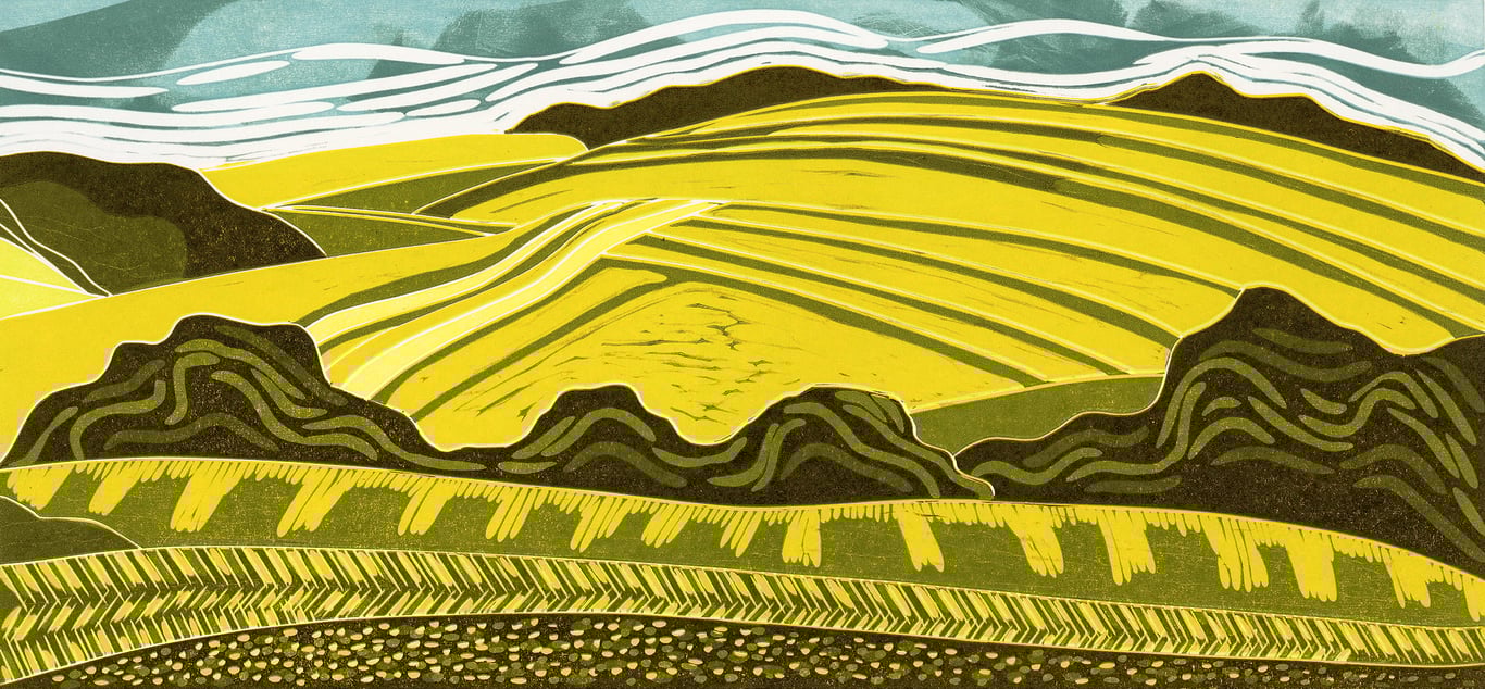 Wiltshire Landscape - `Strawberry Hill`.