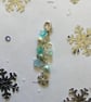Angel Snowflake Keyring Bag Charm - Image 1