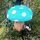 Blue Spotty Toadstool