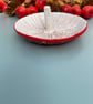 Handmade mushroom trinket dish, clay autumn home decor - Image 2