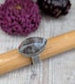 Sterling Silver Plume Agate Ring - UK Size O - JBJ4026 - Image 5
