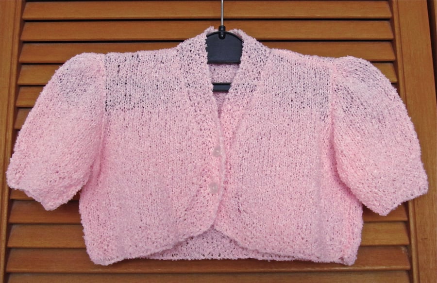 Short sales bolero cardigan