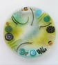 Glass bowl, rock pool bowl, fused glass sea theme, kitchen ornament, beach lover - Image 2