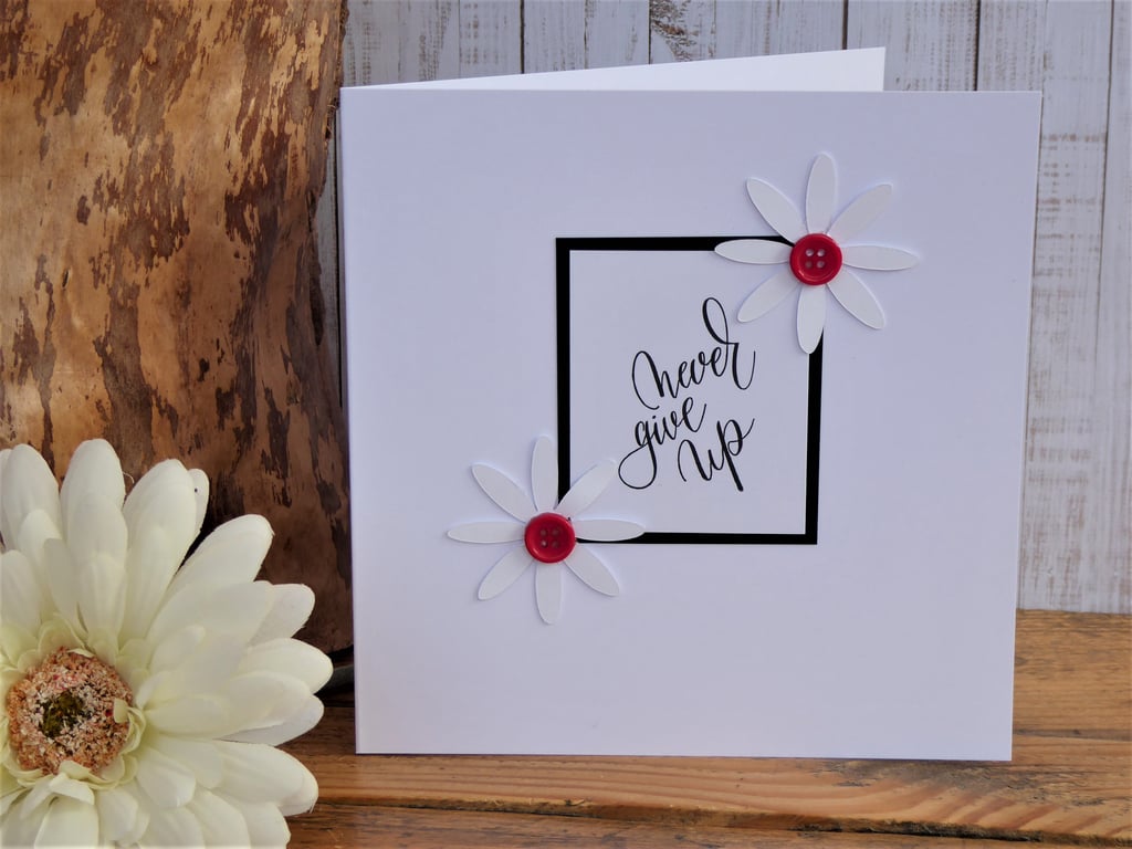 C3113     Positivity Card     Never give up