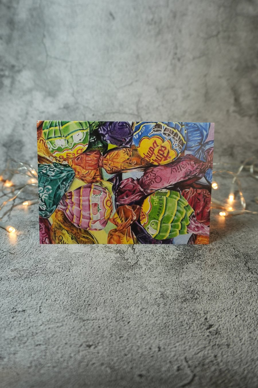 Sweet Treat Blank Greetings Card Printed from Original Art