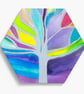 Wall tile. Printed with the image from my Soft Shades painting.