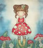 Bothy Threads Santoro Gorjuss 'Little Mushroom' Cross Stitch Kit