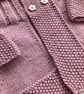 Hand knitted ‘Ellie’ Baby Girl’s Jacket (3-9 months) - Image 3