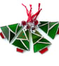 Christmas Tree Stained Glass suncatcher Xmas decoration - Image 6