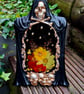Gothic Spooky Photo Frame Grim Reaper Botanical Graveyard Halloween Resin