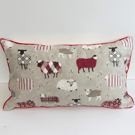 Red  Sheep Cushion 